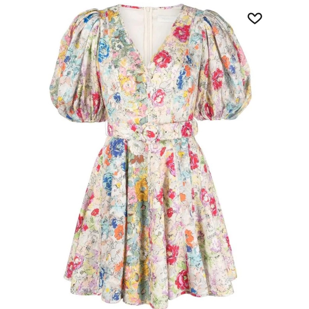 Zimmermann clover  paneled mini dress